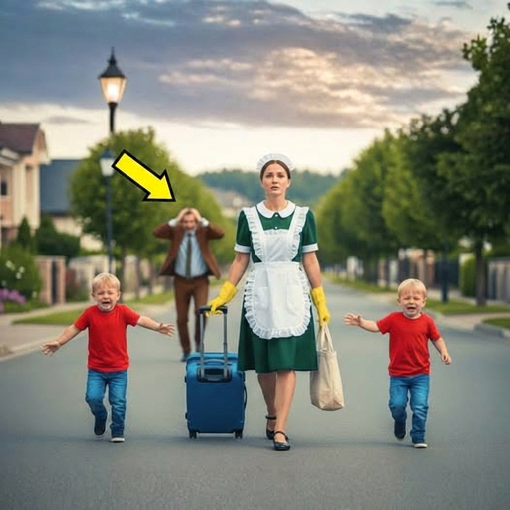 SIN NINGÚN MOTIVO, EL MILLONARIO DESPIDIÓ A LA NIÑERA — Y LO QUE DIJO SUS HIJOS LO CAMBIÓ TODO.