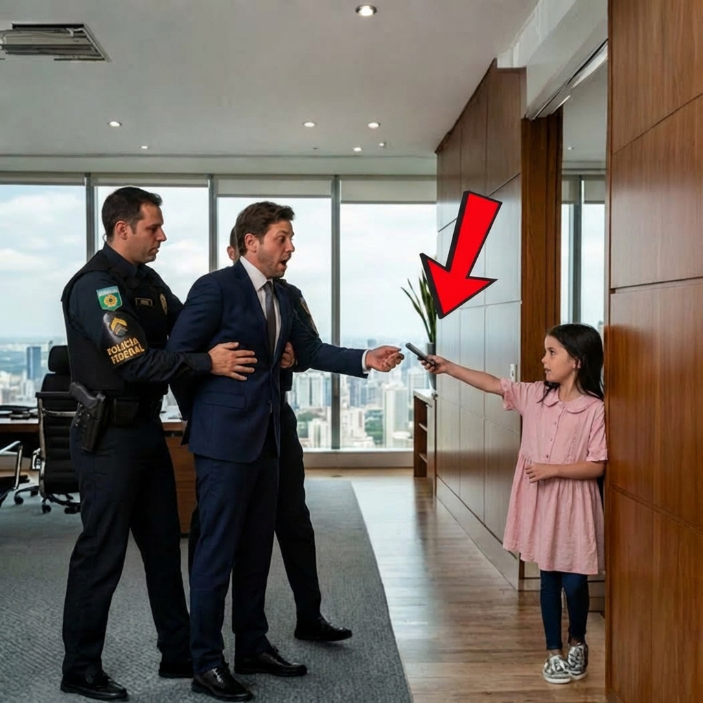 El millonario estaba a punto de ser arrestado injustamente, hasta que la niña apareció con su teléfono celular perdido.