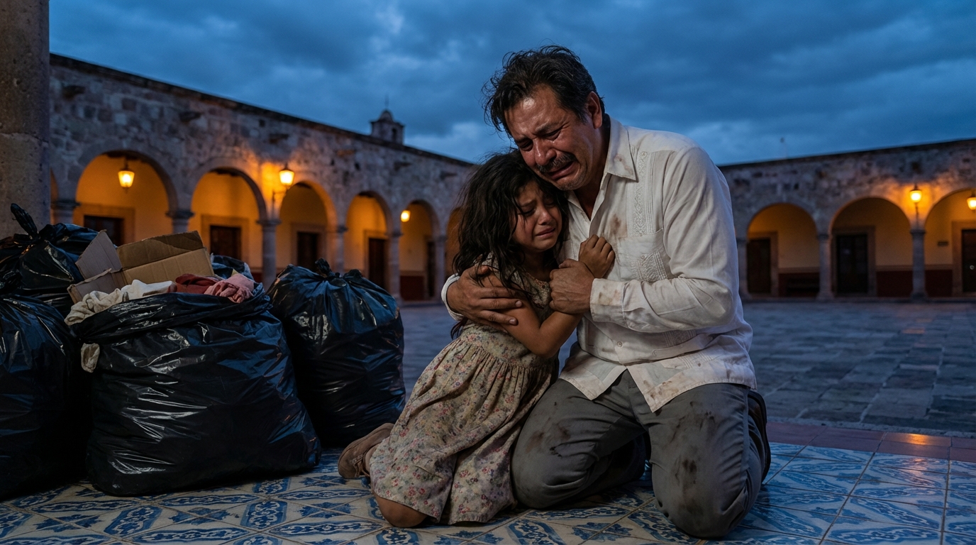 Millonario regresa antes de tiempo y rompe en llanto al ver a su hija…