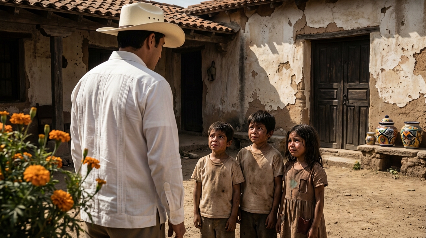 La luz de la tarde se colaba por las cortinas pesadas de la mansión en Las Lomas, dibujando motas de polvo que flotaban como si también estuvieran cansadas. Branco Gutiérrez, setenta años, dueño de un imperio textil y agrícola, permanecía hundido en un sillón de cuero con los ojos cerrados y las manos sobre las rodillas. Parecía un hombre dormido… pero en realidad era un hombre apagado.