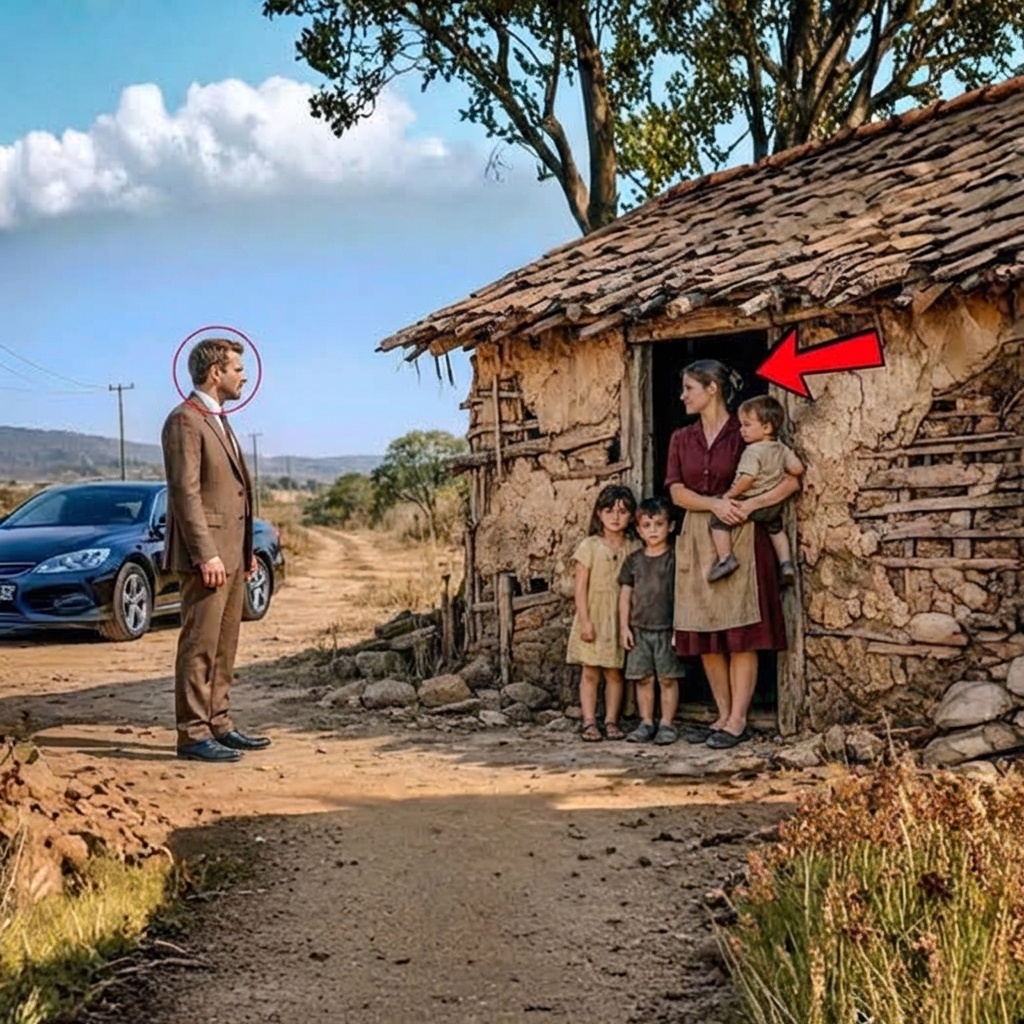 Un millonario sigue a la señora de la limpieza y la ve en una casa abandonada con sus hijos… y le revelan la verdad.