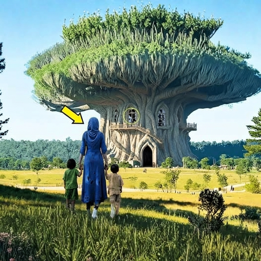 Viuda Aceptó Vivir en Una Casa Dentro DEL TRONCO DE UN ÁRBOL… Pero Allí Encontró un MILAGRO…