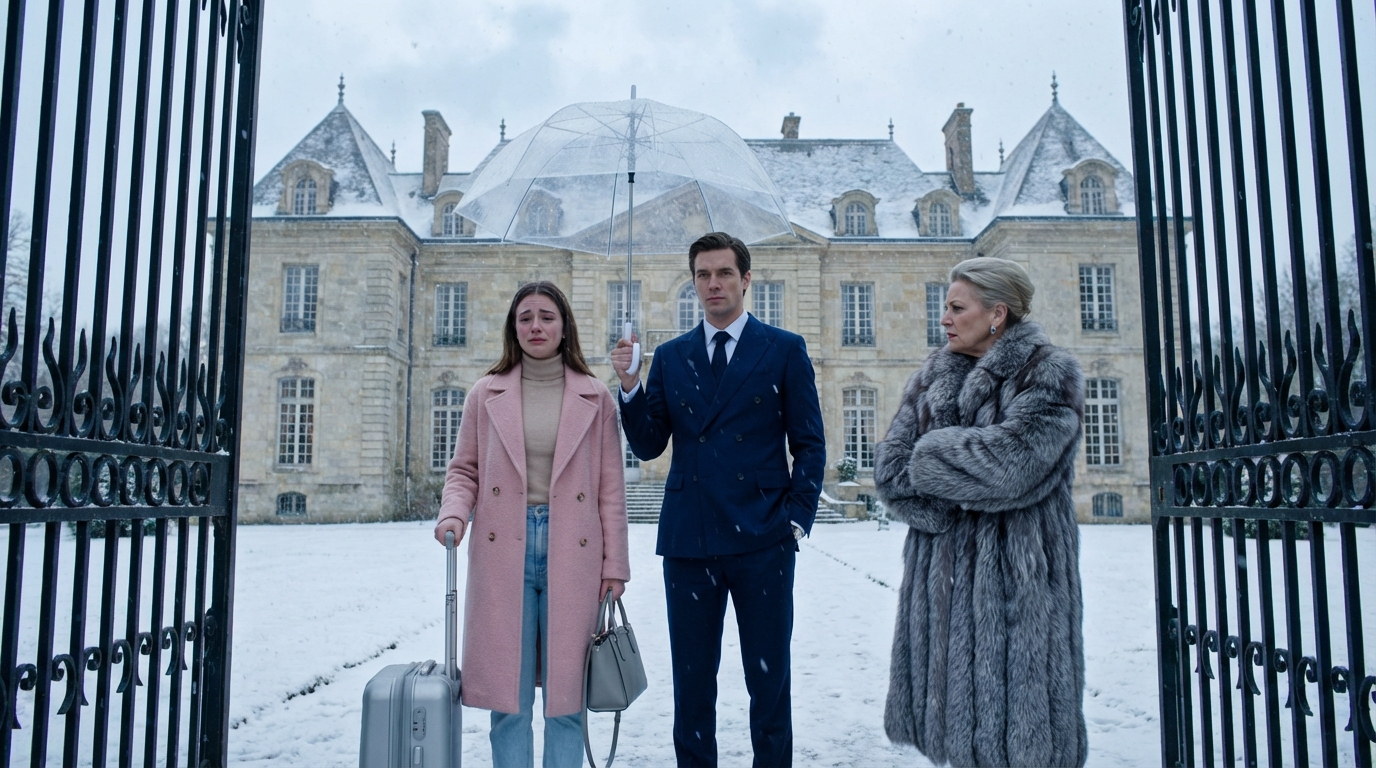 “Te vas esta noche sin nada”. Un millonario y su suegra echan a su esposa, se burlan de ella llamándola pobre; se quedan paralizados cuando surge la verdad.