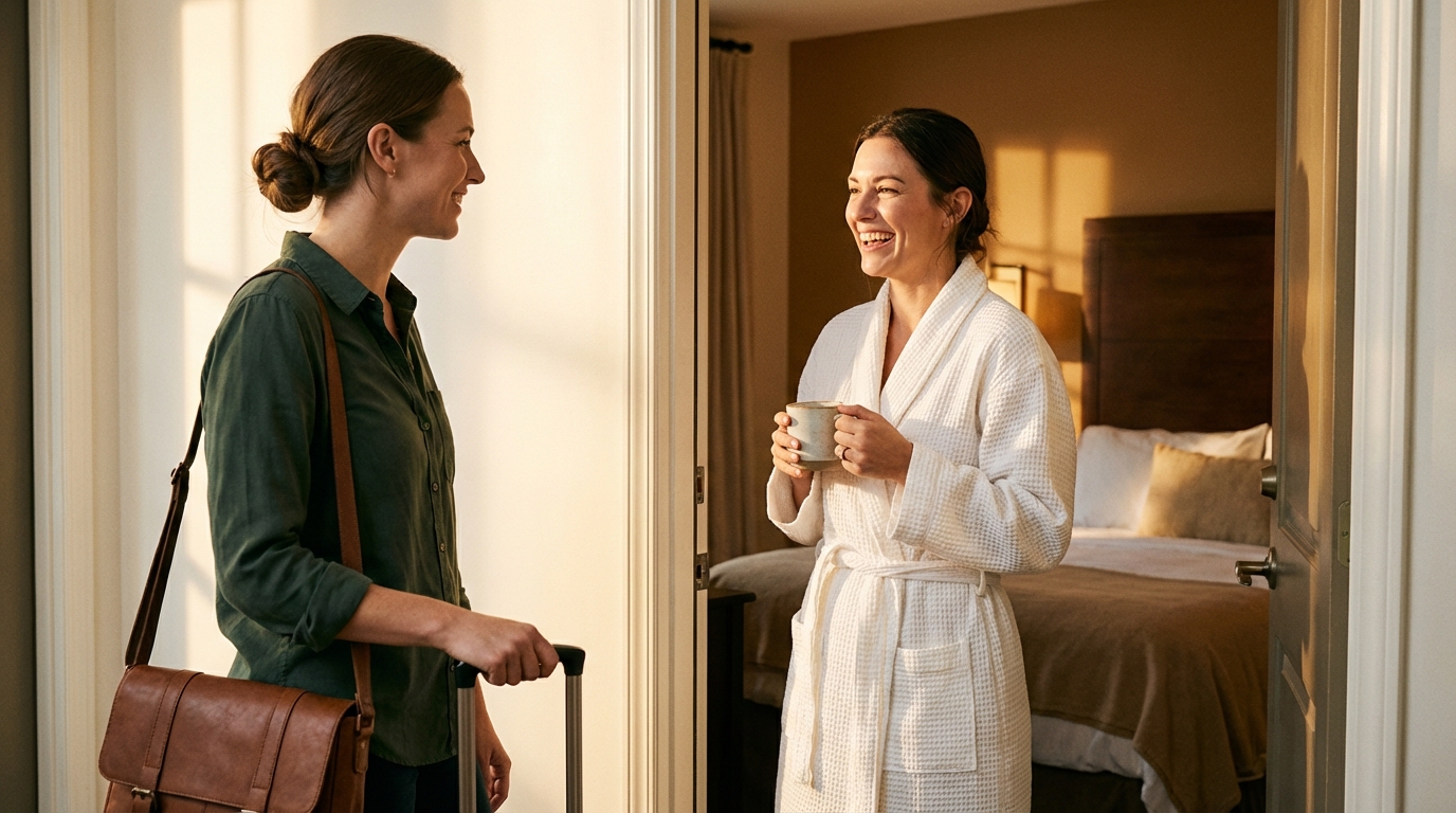 EL VUELO CANCELADO QUE ME OBLIGÓ A SER LA AGENTE INMOBILIARIA DE MI PROPIO NAUFRAGIO FRENTE A UNA INTRUSA