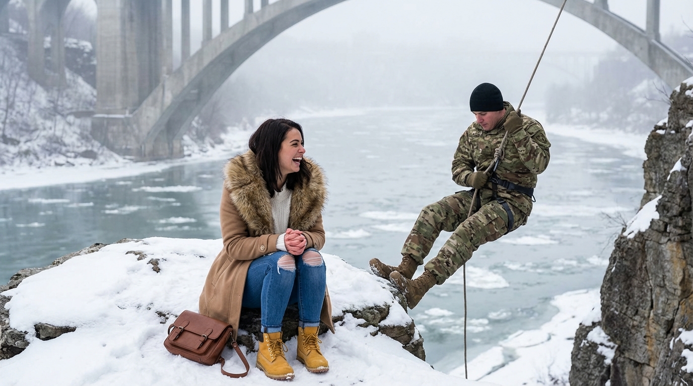 “Es demasiado peligroso ayudarte”. Marido y amante tienden una trampa y abandonan a su esposa embarazada bajo un puente congelado. Un soldado la salvó.