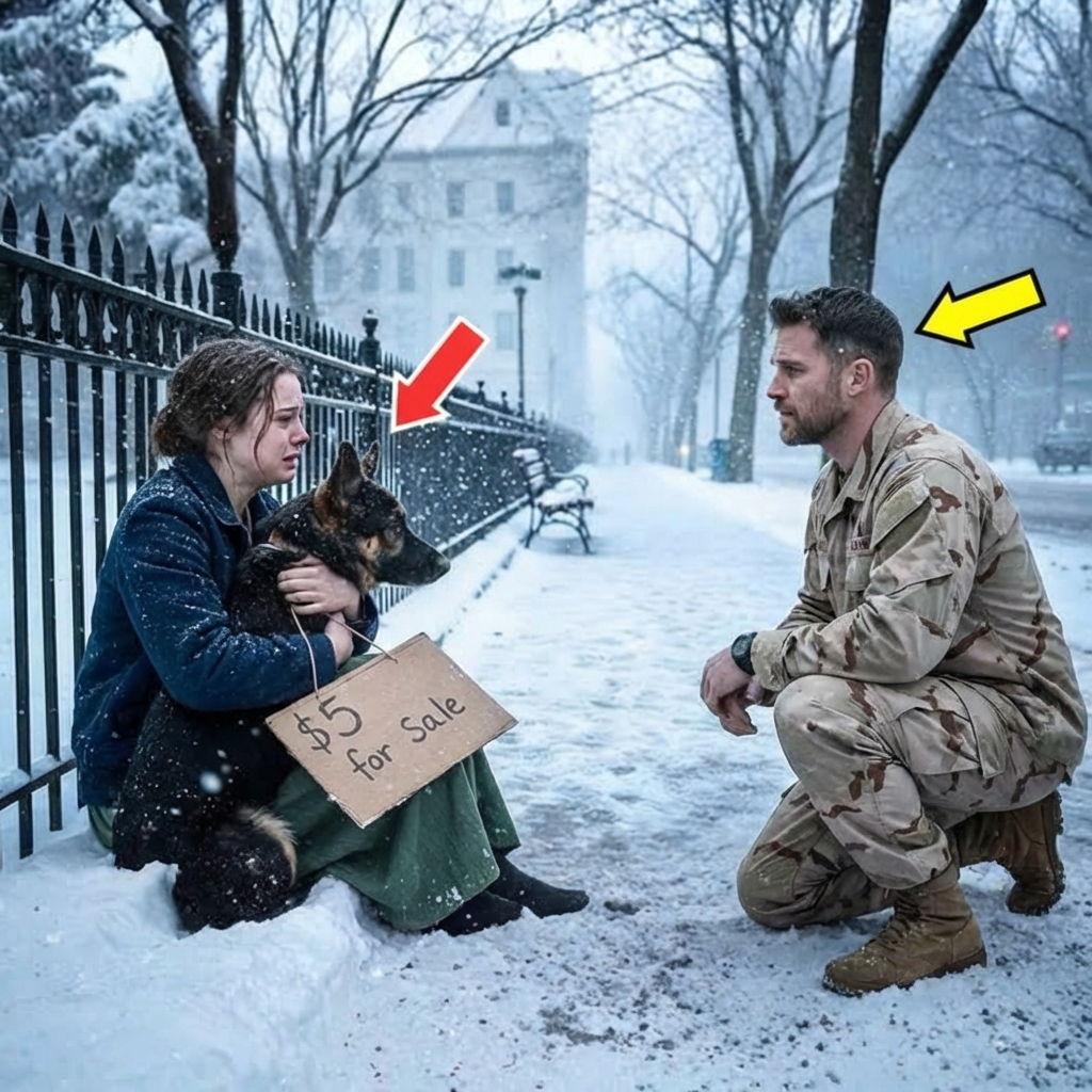 “Señor, ¿puede comprar el perro policía de mi papá?” — ¡Lo que hizo el oficial a continuación lo cambió todo!