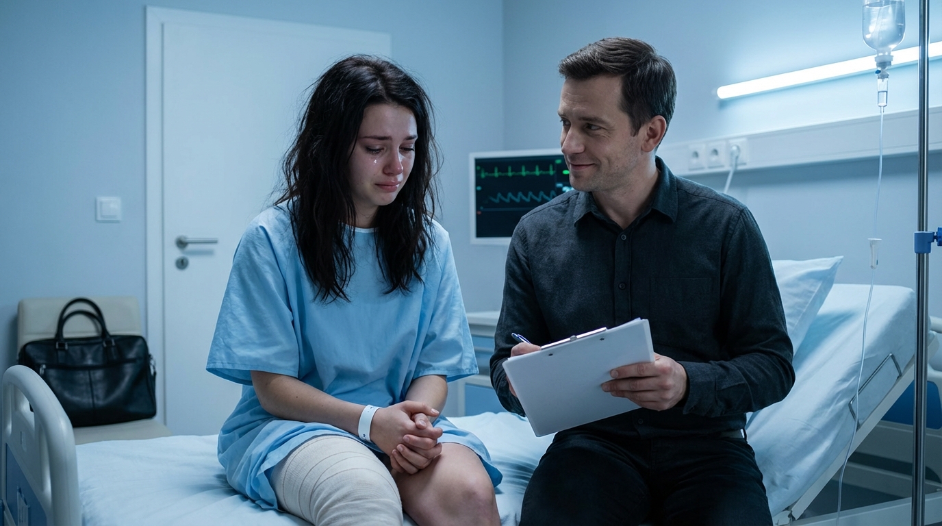 En cuidados intensivos, me tiró los papeles del divorcio en la cara, sin saber que mi firma era el principio de su fin…