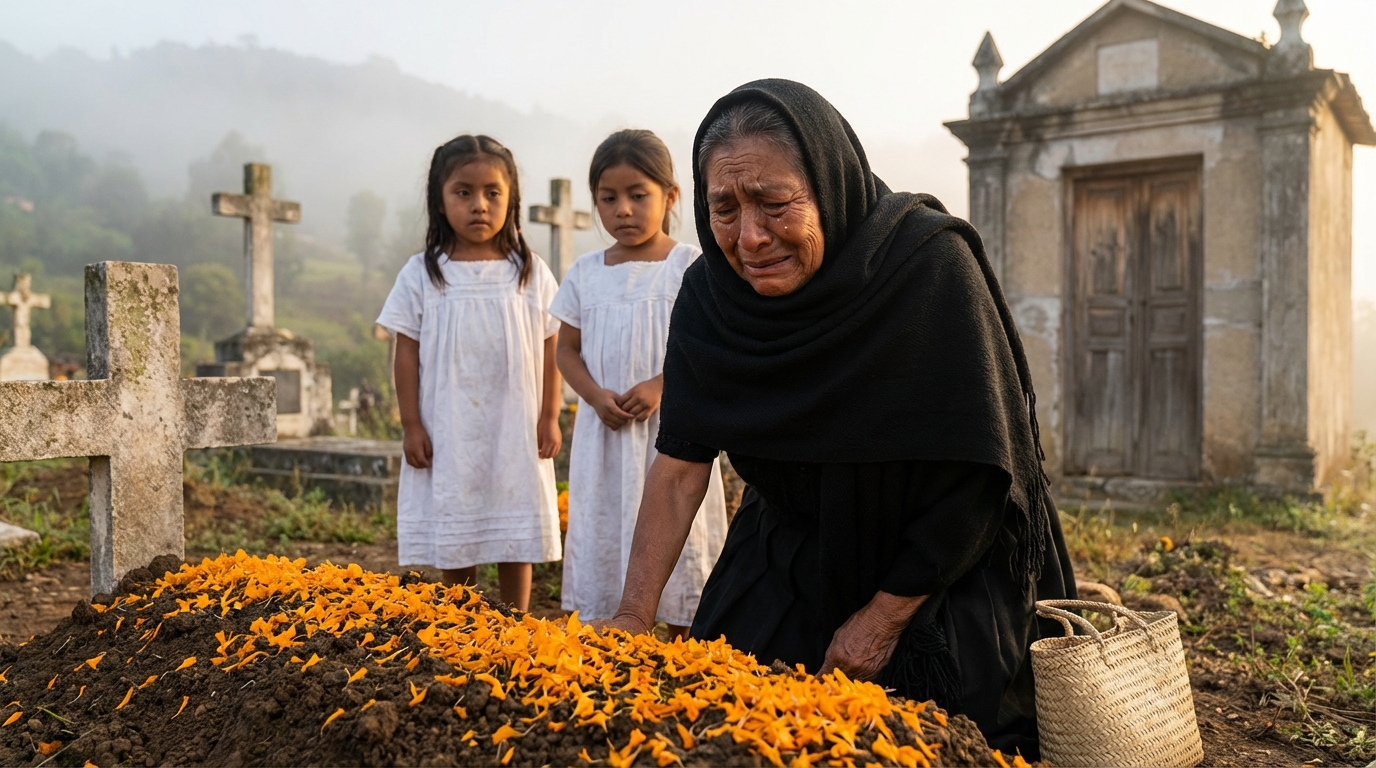 Dos hermanas misteriosas susurraron junto a una tumba recién cubierta a una mujer que vivió oculta durante 30 años
