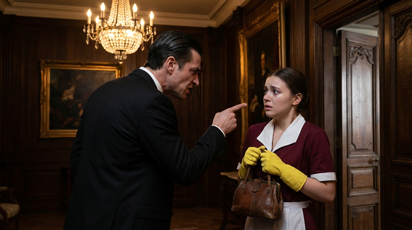 “¡Ese es el collar de mi difunta mujer!”, gritó el magnate, pero la respuesta de la limpiadora lo…