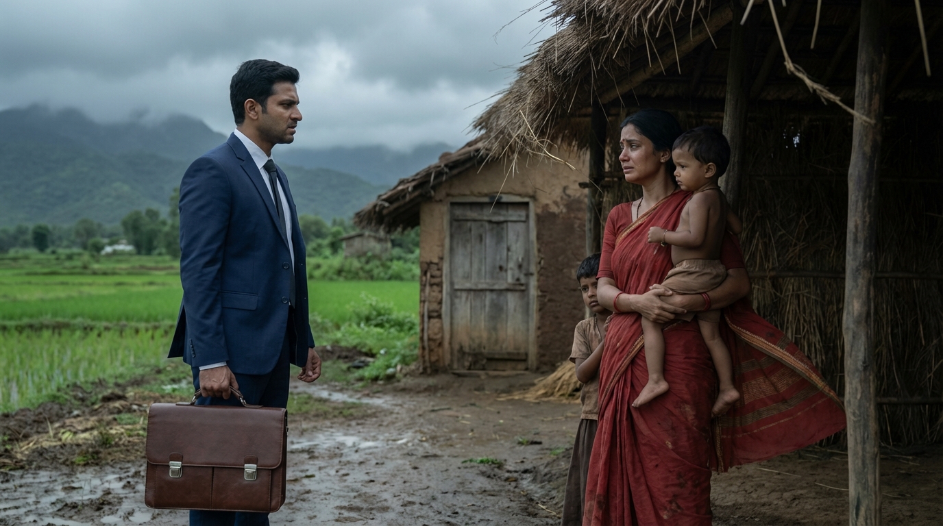 Millonario encuentra a una mujer y niños viviendo escondidos en su casa vieja… y lo que hace…