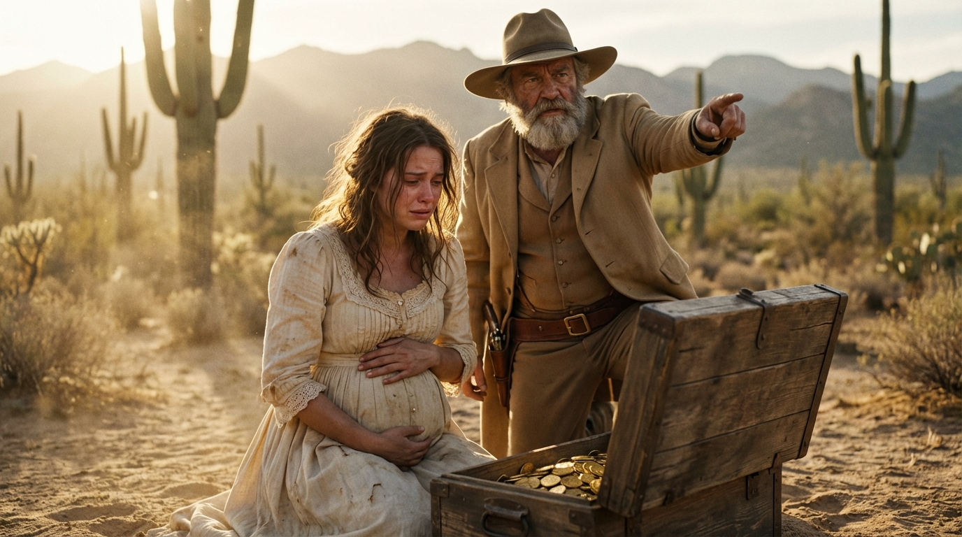 Obligó a su pobre esposa embarazada a trabajar en los campos bajo el sol abrasador, y lo que ella desenterró lo cambió todo.