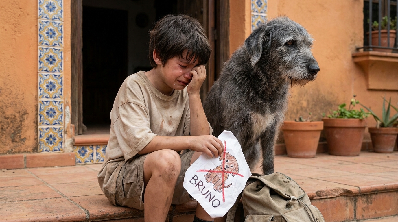 Mi hijo fue castigado por dibujar a nuestro perro en el árbol familiar