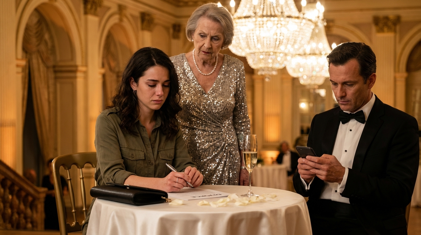 Mi Suegra me dio los Papeles del Divorcio, pero mi Venganza Arruinó su lujosa Fiesta de Cumpleaños…