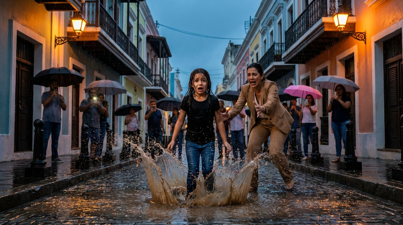 La humilló bajo la lluvia y la empujó frente a todos… pero una pulsera caída reveló la marca de su hija perdida