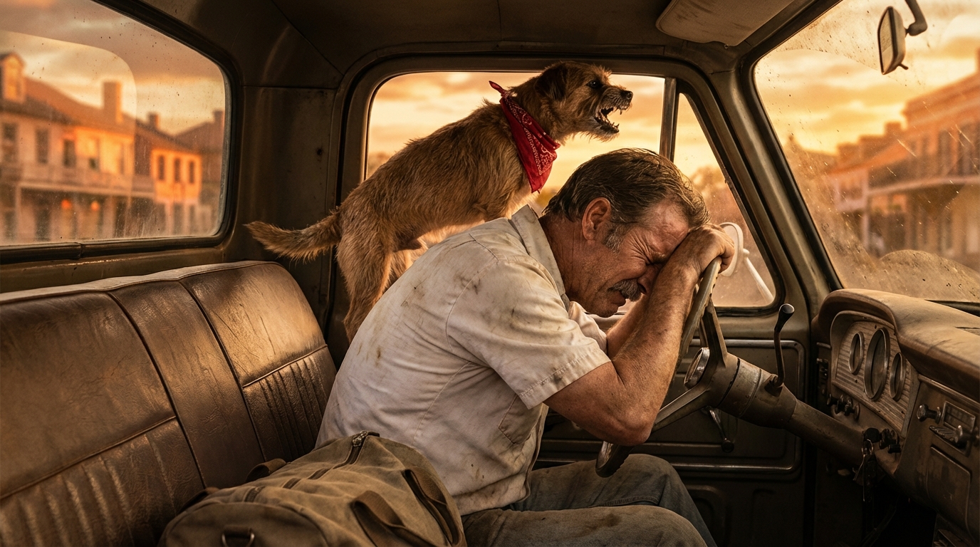 Dos Minutos Muerto en la Autopista: El Perro Tuerto que Me Devolvió la Vida