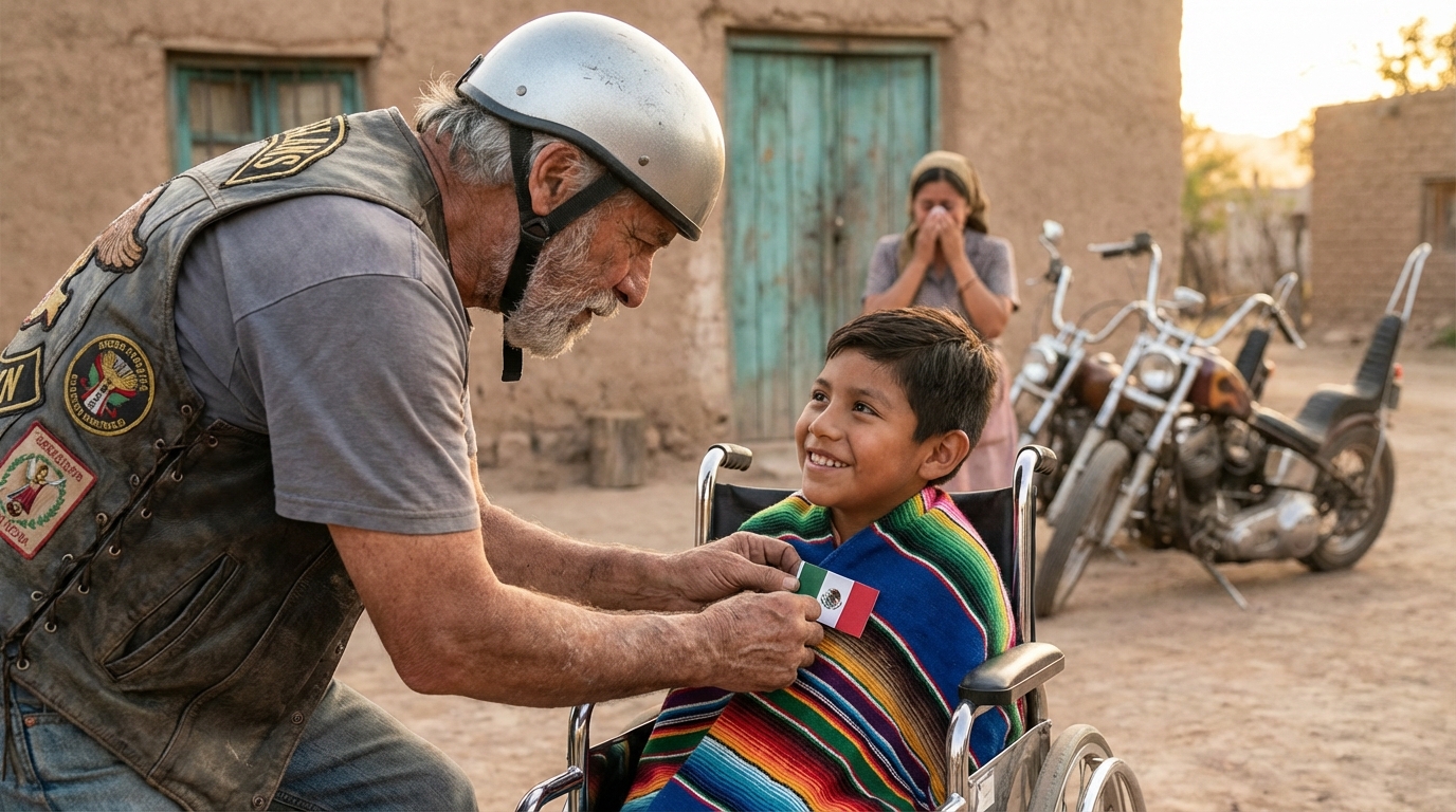 Miles de motoristas interrumpen su ruta para cumplir el último sueño de un niño con cáncer terminal
