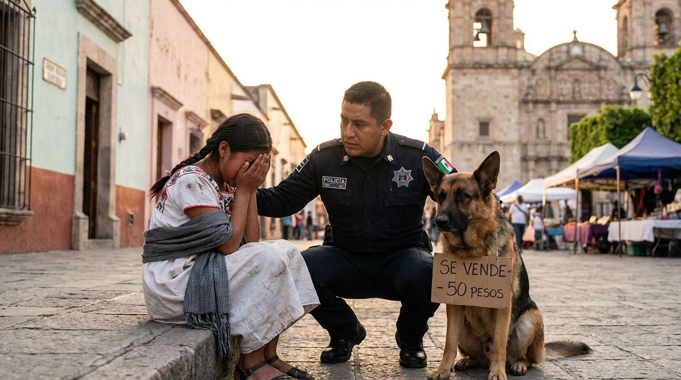 «Señor, ¿podría comprar el perro policía de mi papá?» — Lo que hizo el oficial a continuación lo cambió todo.