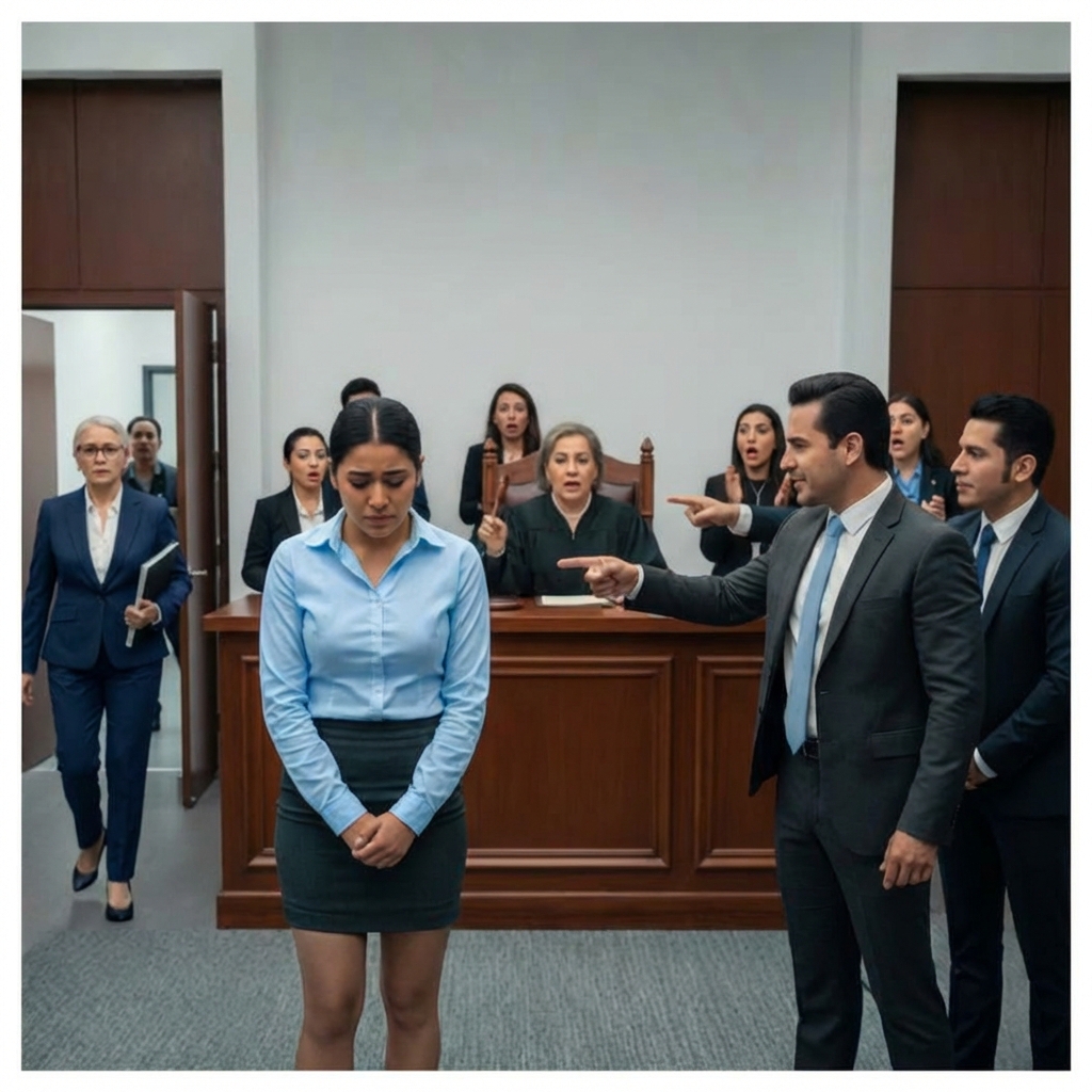 Un marido humilló a su esposa en el tribunal, pero en el momento en que entró su suegra, la situación cambió por completo.