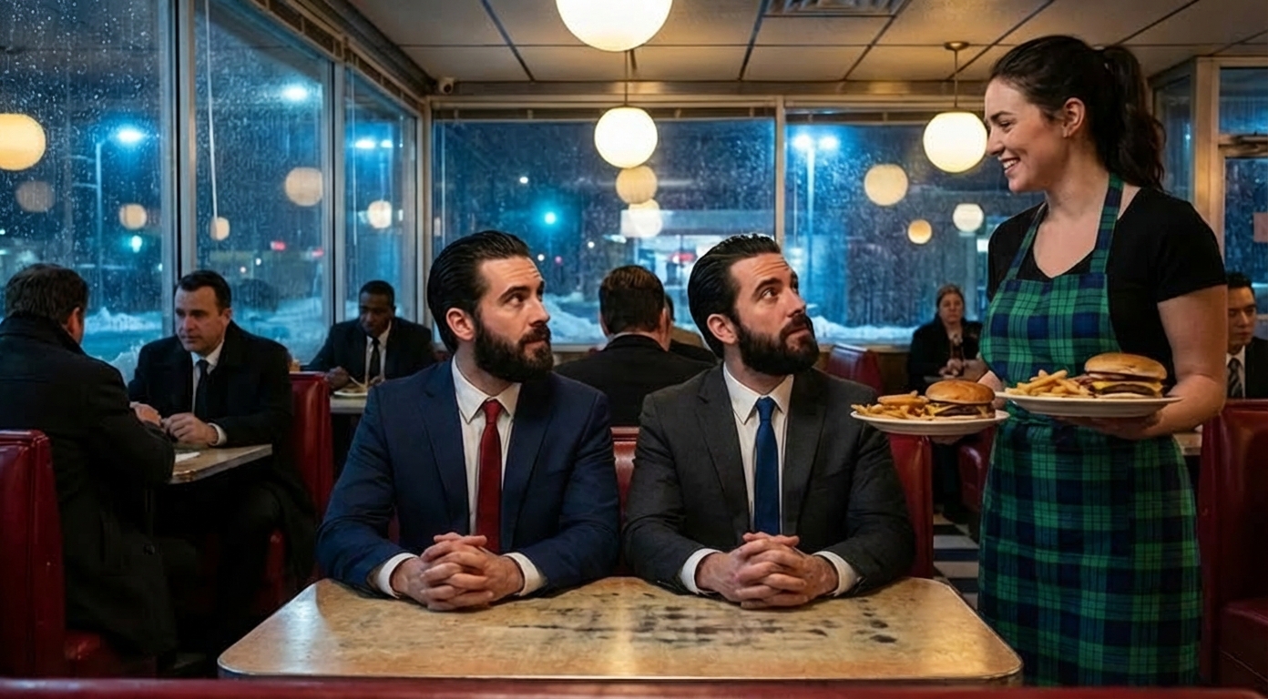 Mesera Refugia a 15 Billonarios en Tormenta de Nieve: ¡Al Día Siguiente Llegan 135 Autos de Lujo…