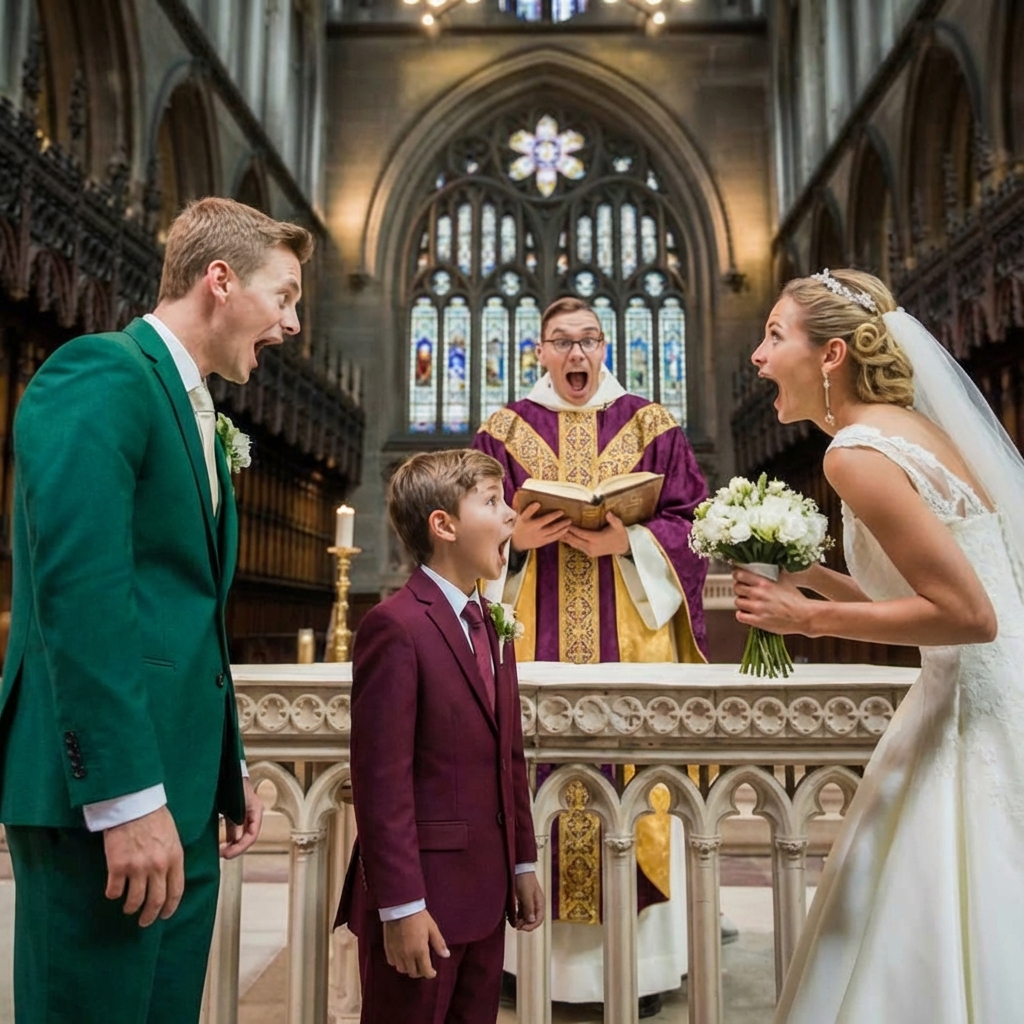 El hijo mudo de un millonario habló en la iglesia… y lo que dijo provocó que su padre cancelara la boda.