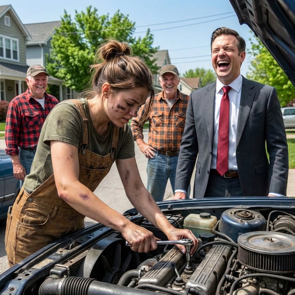 Se burló de ella y le dio un auto ‘imposible’ para humillarla. No sabía que estaba retando a una ex ingeniera de Fórmula 1. 🏎️🔧