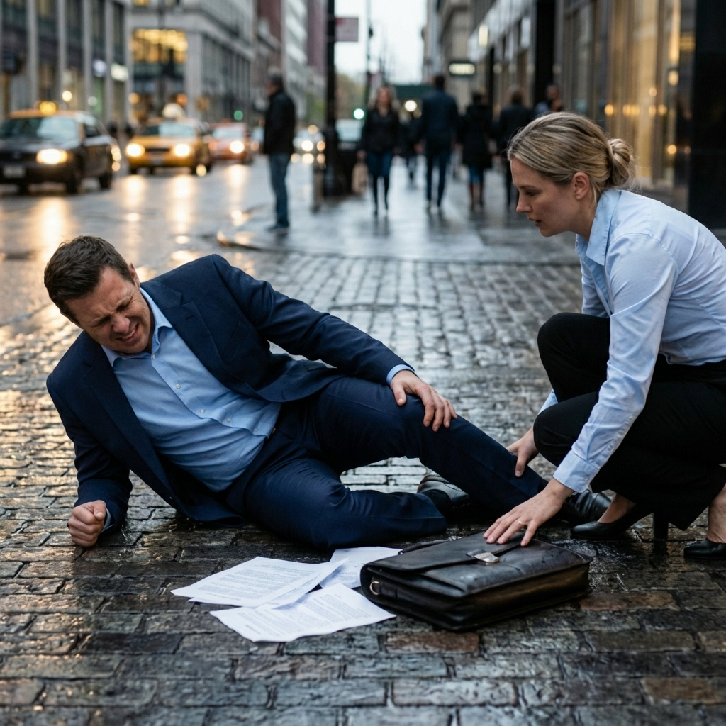 “La despidieron por llegar tarde tras salvar a un desconocido que moría en la calle. Lo que ella no sabía, era que ese hombre era el dueño de la empresa… y la estaba buscando.” 😭❤️