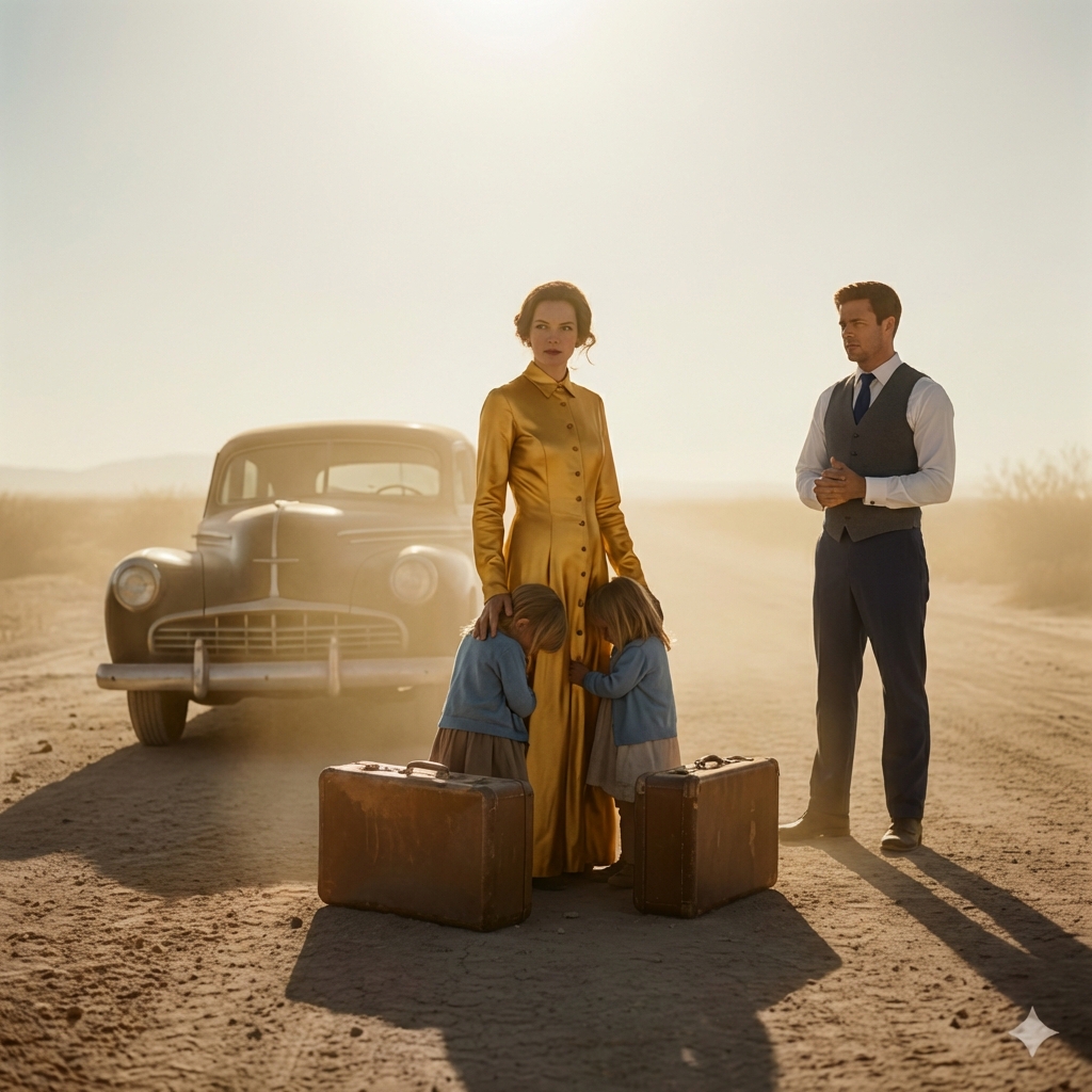 Ella solo pidió un trabajo para alimentar a sus hijos varados en la carretera. Pero el hombre frente a ella le hizo una propuesta imposible de imaginar. Una decisión tomada entre polvo y hambre cambió su destino para siempre.