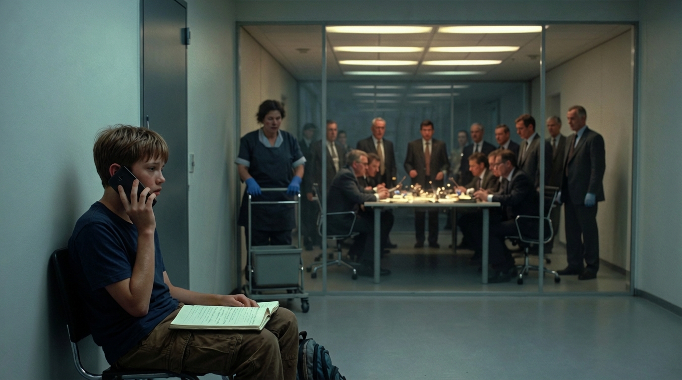 EL HIJO DE LA MUJER DE LIMPIEZA CONTESTA LA LLAMADA Y SALVA EL MAYOR CONTRATO DEL CEO MILLONARIO