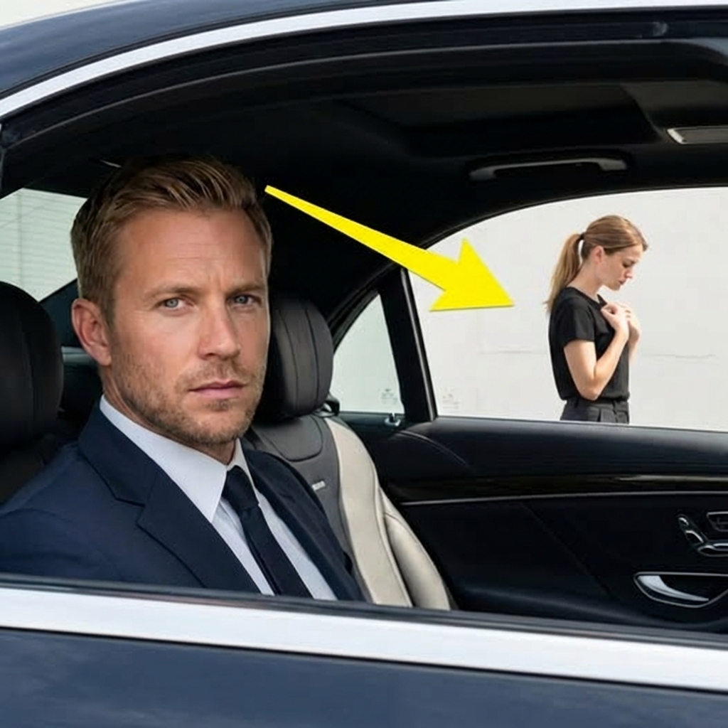 Creyó que era un espejo y se acomodó el sostén… hasta que el millonario bajó la ventanilla. 😳🔥 La historia de amor que empezó con el momento más vergonzoso de su vida.