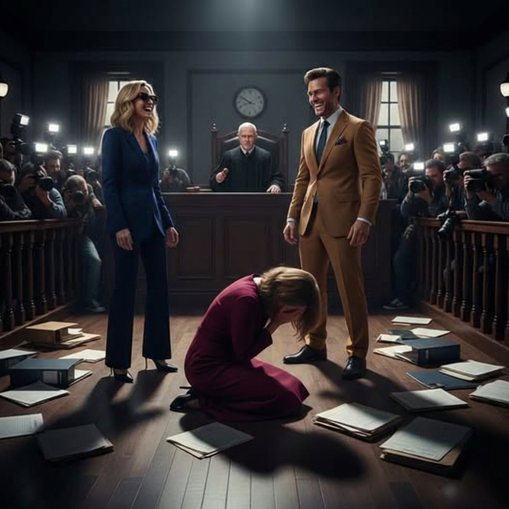 Una mujer embarazada fue brutalmente pateada en el vientre por la amante millonaria de su esposo dentro de una sala de tribunal abarrotada. Mientras él se reía y la culpaba por la caída, no se dio cuenta de que el juez silencioso que observaba era la única persona a la que jamás debió haber cruzado.