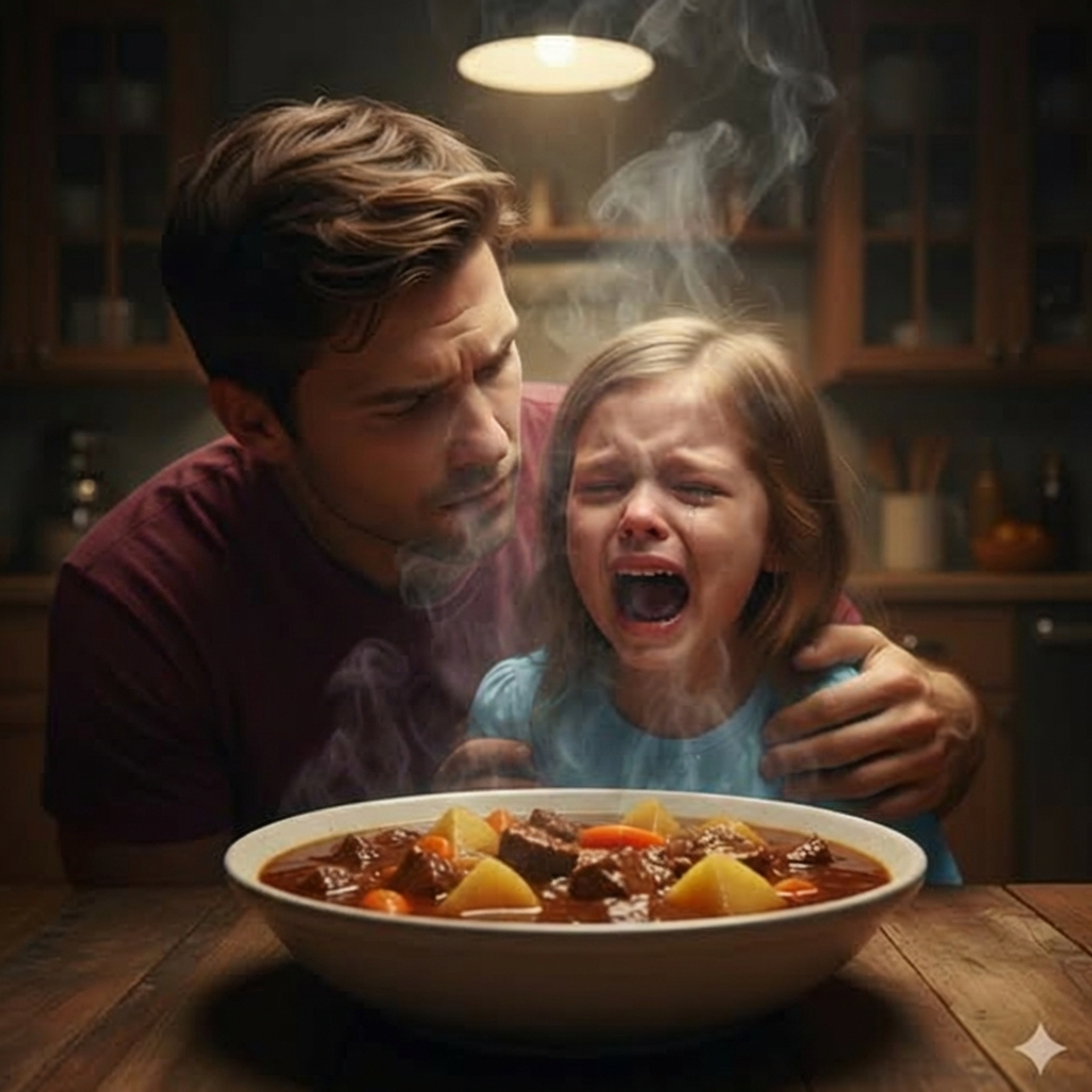 Solo cuidé a mi sobrina de 5 años por unos días, pensando que todo sería completamente normal. Hasta que durante la cena dijo una frase breve que me heló la sangre y me hizo empezar a dudar de todo.