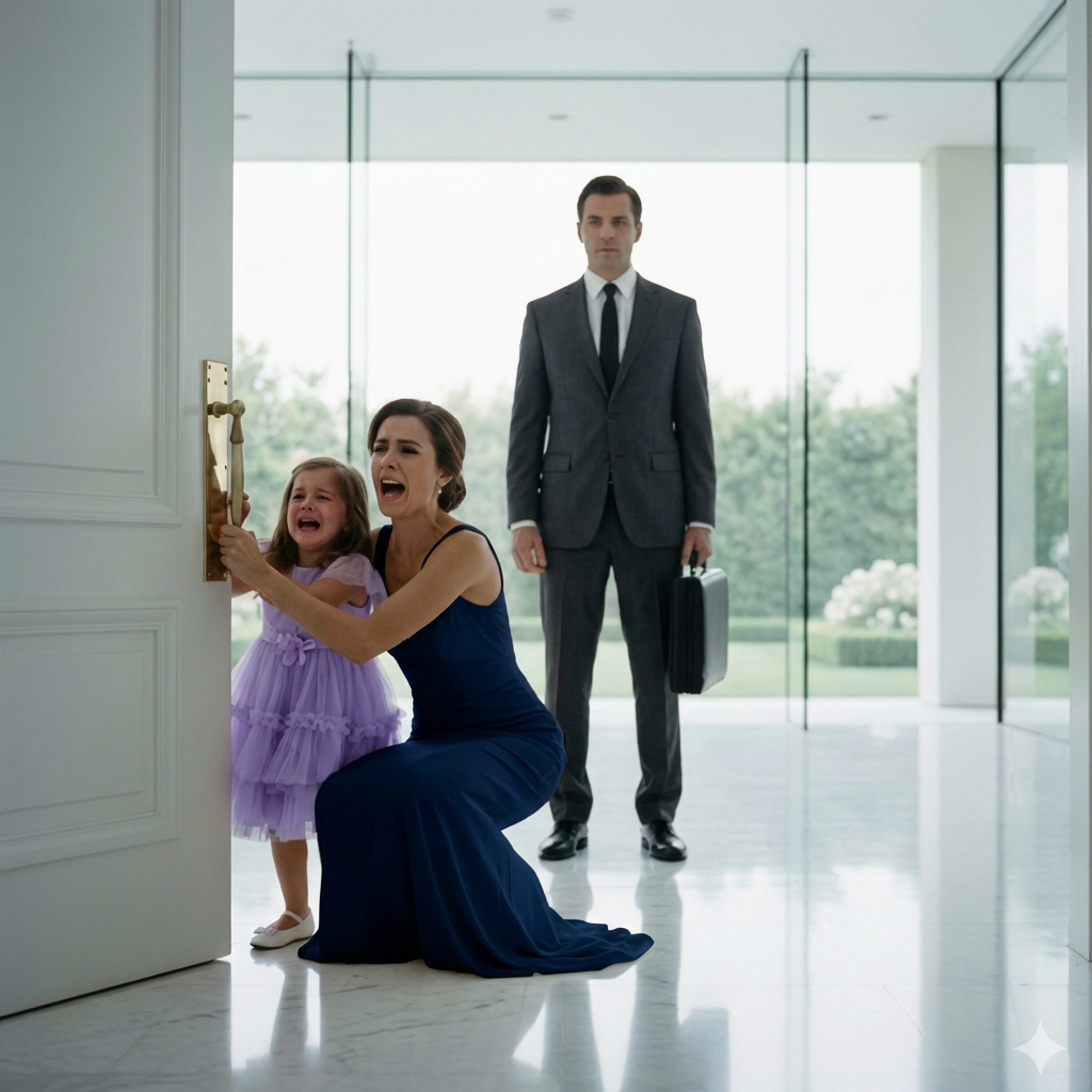 A las dos de la madrugada, oyó la voz suplicante de su hija desde el armario, aunque se suponía que la niña no estaba en casa. Al volver a toda prisa, descubrió el secreto espantoso que su esposa había ocultado durante años.