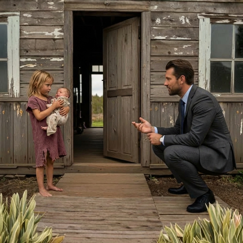 Un millonario no podía tener hijos, pero encontrar dos niños abandonados cambió su vida para siempre.