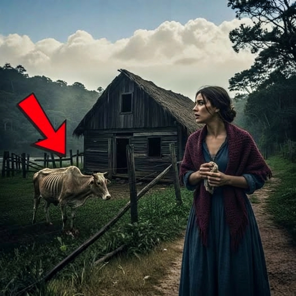 Rechazada, aceptó la vieja vaca y el temido rancho… y comprendió por qué nadie la quería.