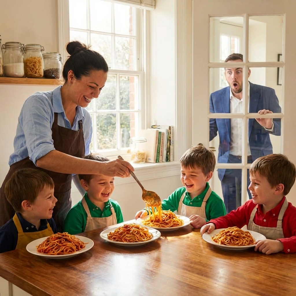 Hicieron huir a 27 niñeras y el padre había perdido la esperanza. 💔 Entonces llegó ella: sin títulos, solo con una vieja maleta y un secreto devastador que cambió todo… ✨😭 Tienes que leer el final de esta historia.