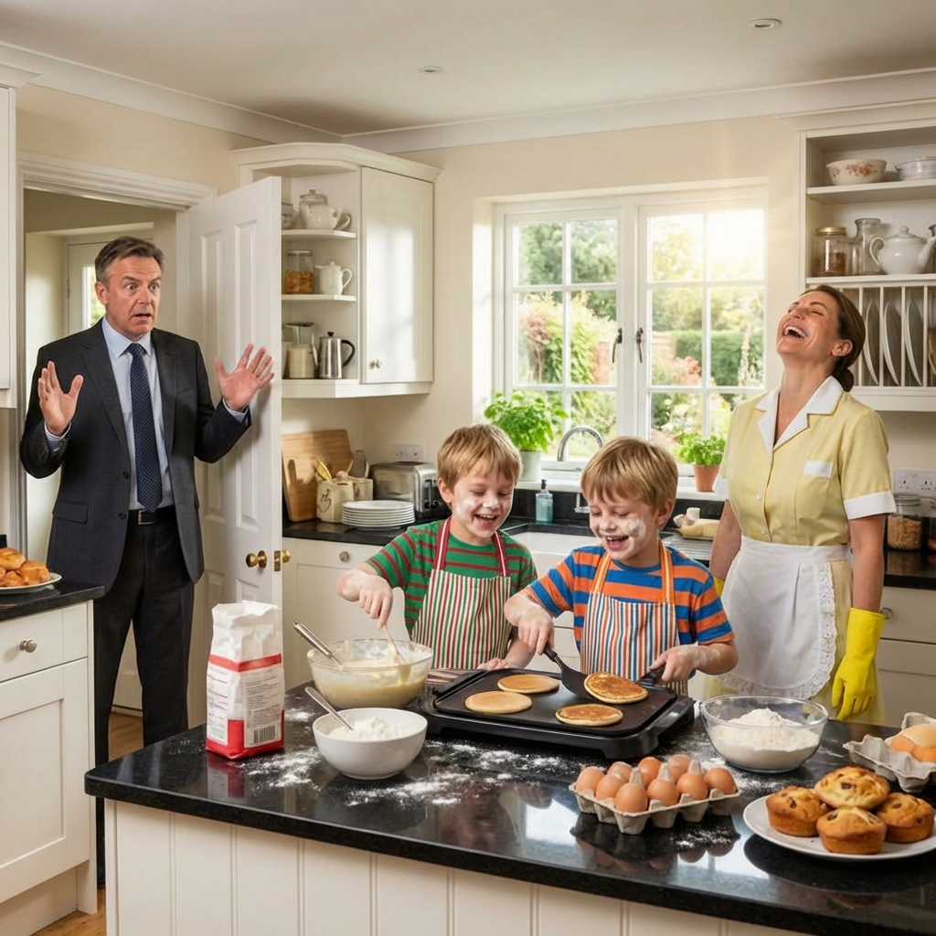 Su prometida acusó a la empleada de robar un reloj de oro para que la echaran, sin saber que él había instalado cámaras ocultas. La venganza frente a los invitados fue épica