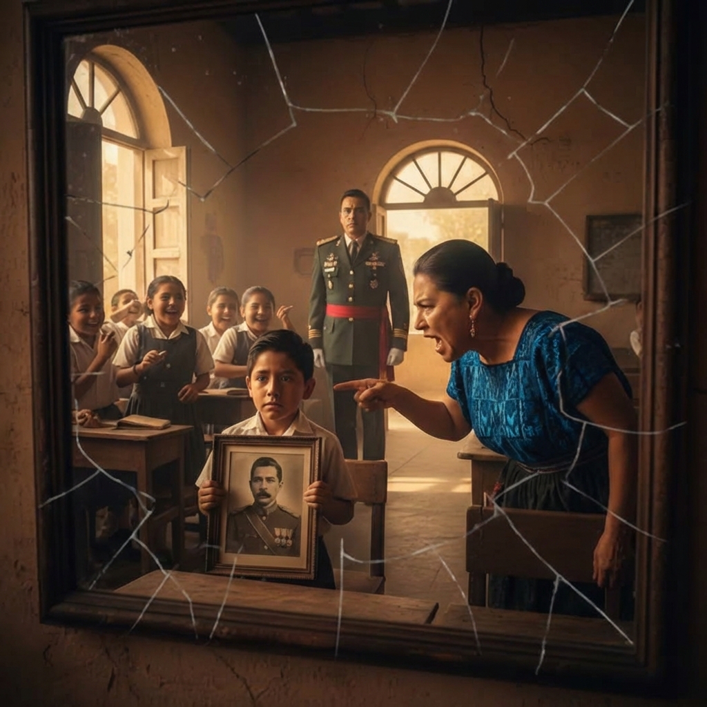 Me humilló por ser “becado” y “prieto”. Dijo que mi papá no podía ser General. 3 horas después, el Ejército llegó a la escuela.