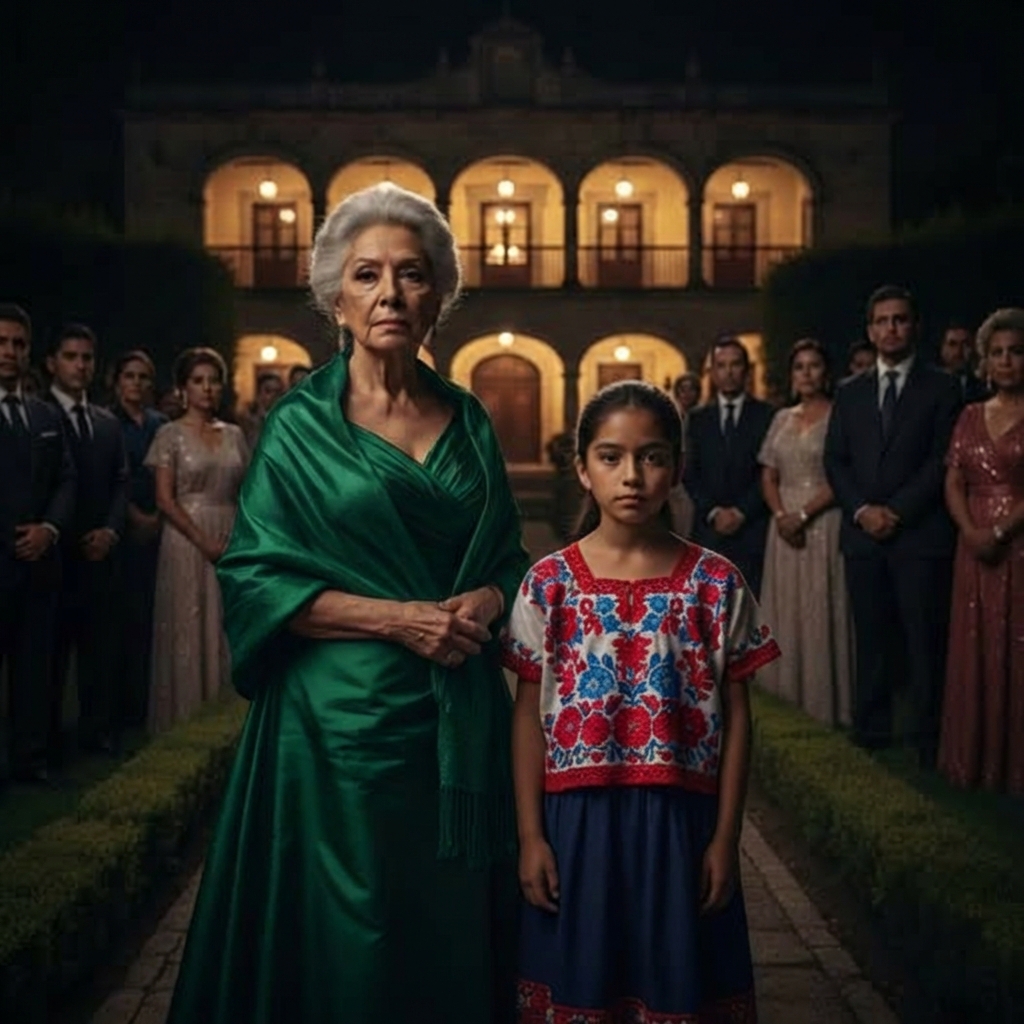 Nadie quería ver a la anciana sentada frente a la mansión. Nadie… excepto la sirvienta. Esa noche, en medio de la fiesta, una sola frase hizo temblar a toda la familia