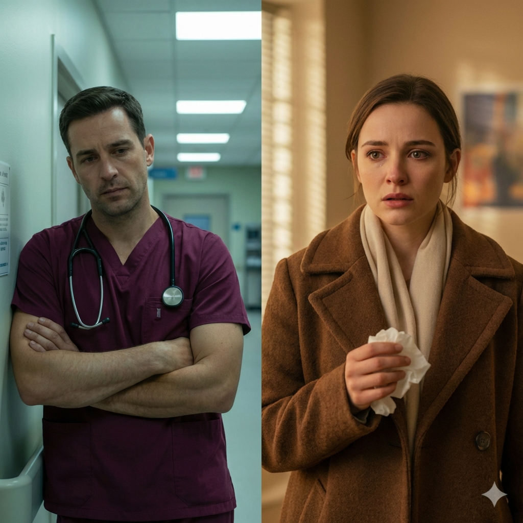 Tras despedirme de mi esposo, que estaba al borde de la muerte, salí del hospital llorando. Pero de repente, escuché una conversación entre los médicos que no me correspondía.