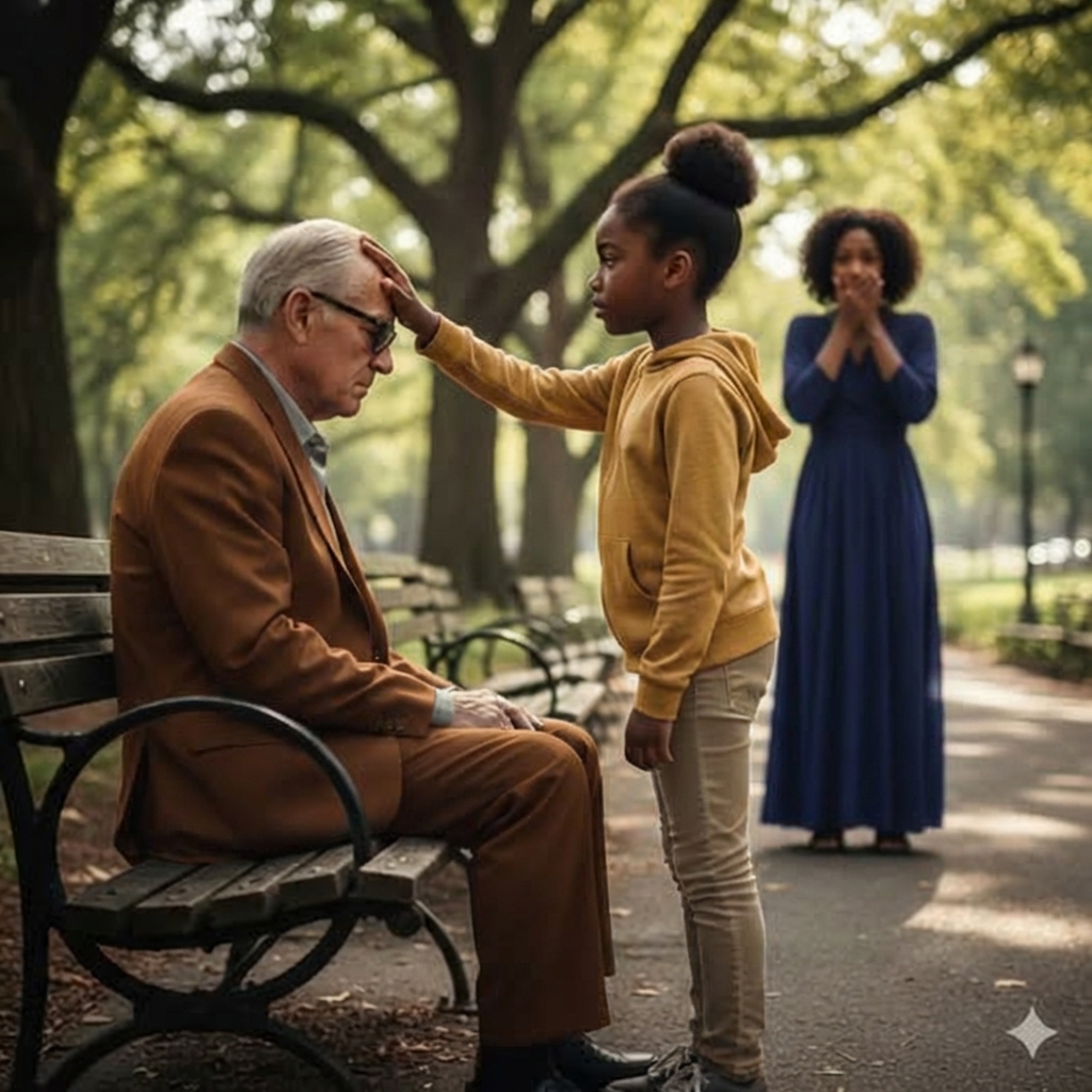 “¡Puedo curar tus ojos!”, dijo la niña—y salió a la luz el plan secreto de su esposa