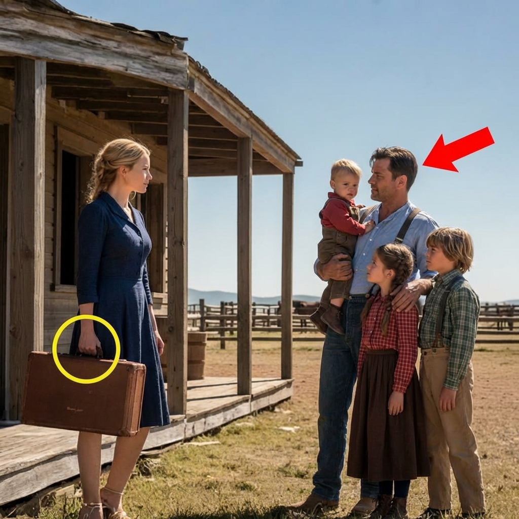 La enviaron con un vaquero viudo con tres hijos, pero su primera semana conmocionó a todo el valle.