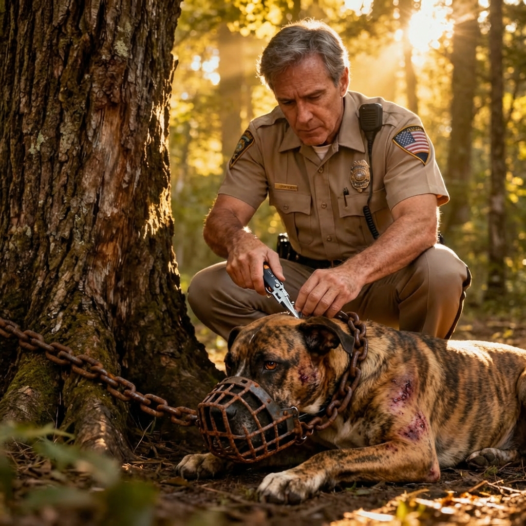 Caminó tres millas para rescatar a un perro hambriento… y entendió por qué nunca había ladrado