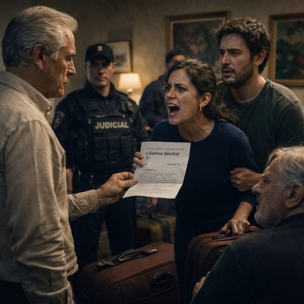 Salí del hospital con puntos y silencios. Cuando intenté entrar, ella cerró la puerta con el pie. «Mis padres viven aquí ahora. No hagas un problema», dijo. Sonreí. «Disfrútalo mientras puedas». No grité; hice llamadas. Una semana después, el timbre sonó y sus maletas estaban en el porche. Aún no saben qué firmaron aquella tarde. Y yo tampoco he dicho mi última palabra.