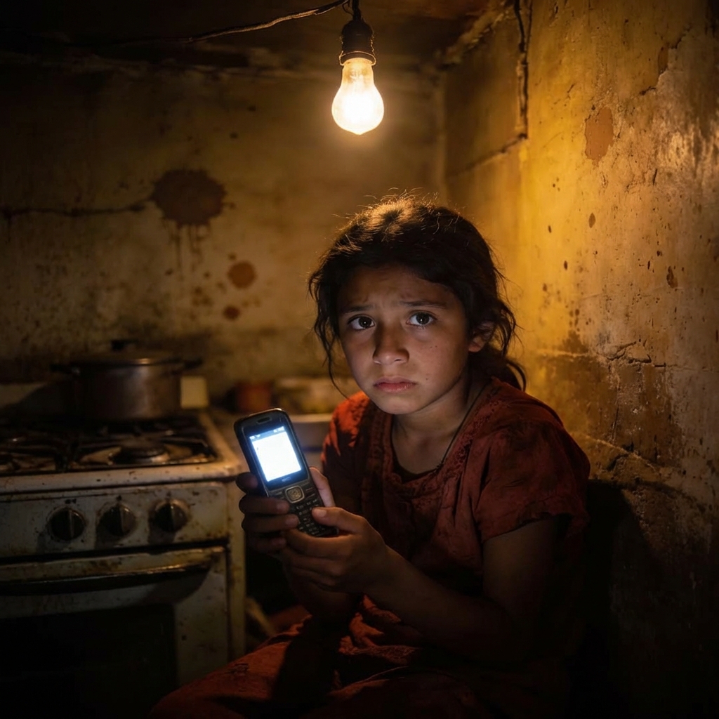 Una niña de 12 años le pidió prestado dinero a su tía para comprarle leche a su hermanito… pero por error el mensaje terminó en el celular de un millonario.