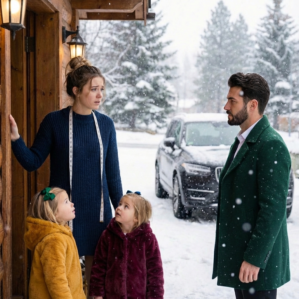 Las encontró en la nieve y las crió como suyas. 4 años después, un millonario entró a su pequeña tienda y se congeló al ver lo que las niñas llevaban puesto…