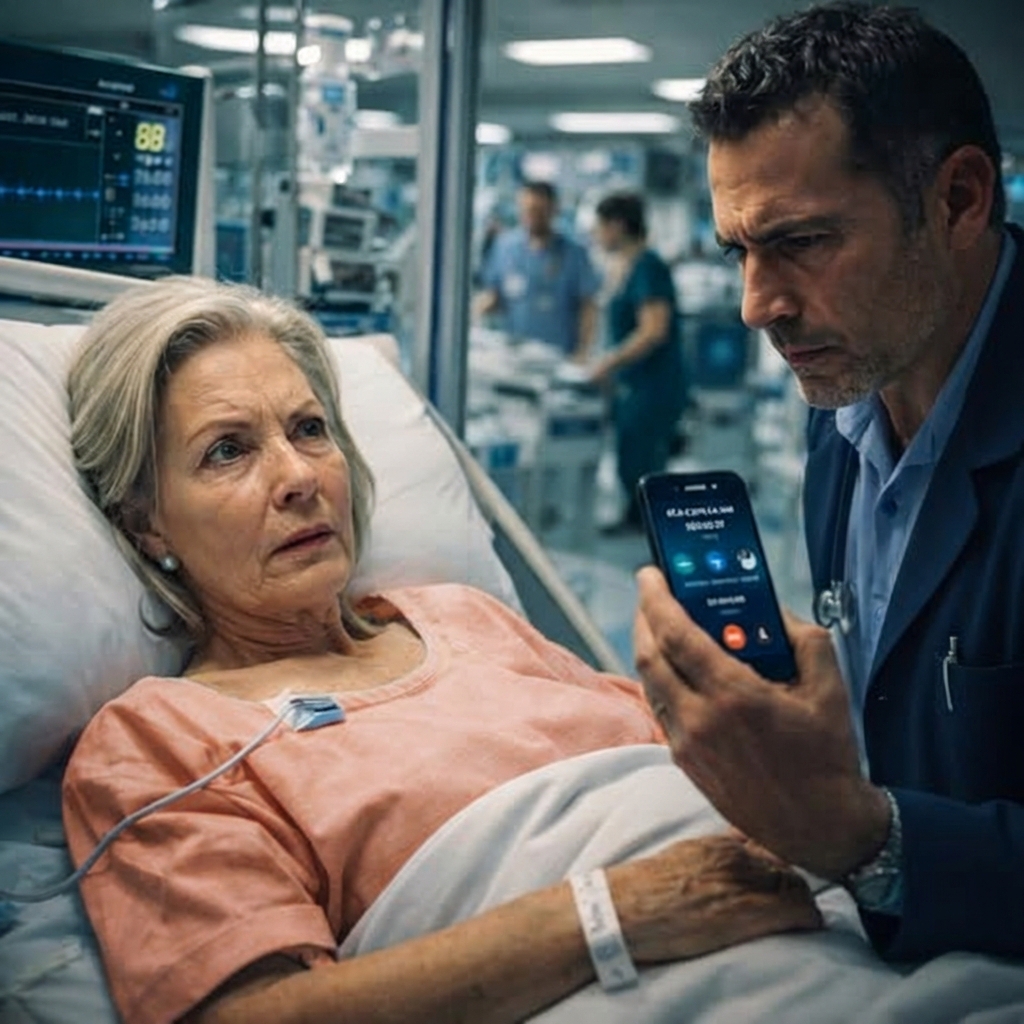 Son las 3:07 a.m. y apenas puedo mantenerme en pie. «Mamá, pide un Uber, mañana trabajamos», murmuran sin mirarme. Camino sola hacia urgencias, con el pecho ardiendo. Seis horas después, un médico toma mi teléfono. «Ahora mismo vienen», dice al llamar. Escucho el altavoz… silencio… y luego gritos ahogados: «¿Cómo que está aquí? ¡Eso es imposible!». Entonces entiendo que algo no encaja.