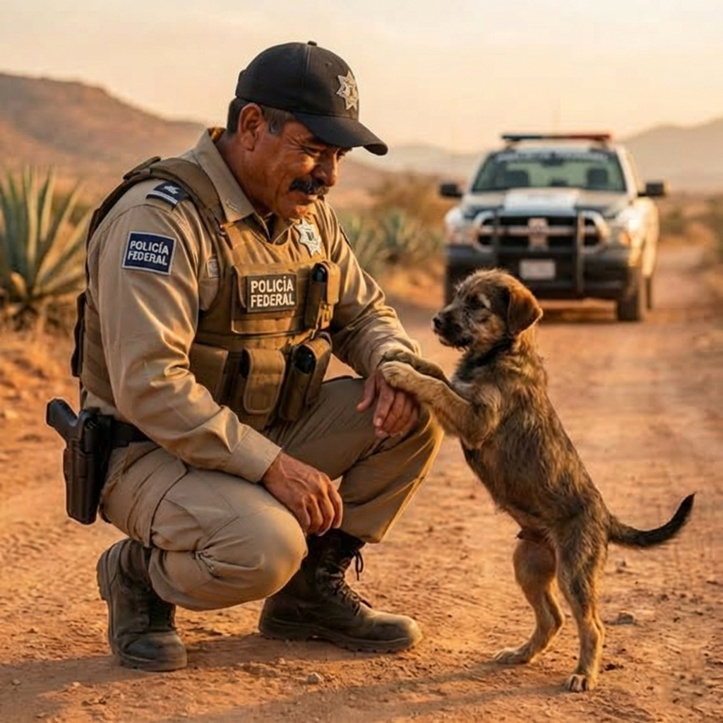 El valiente perro guió a un hombre hasta el rescate de su madre.