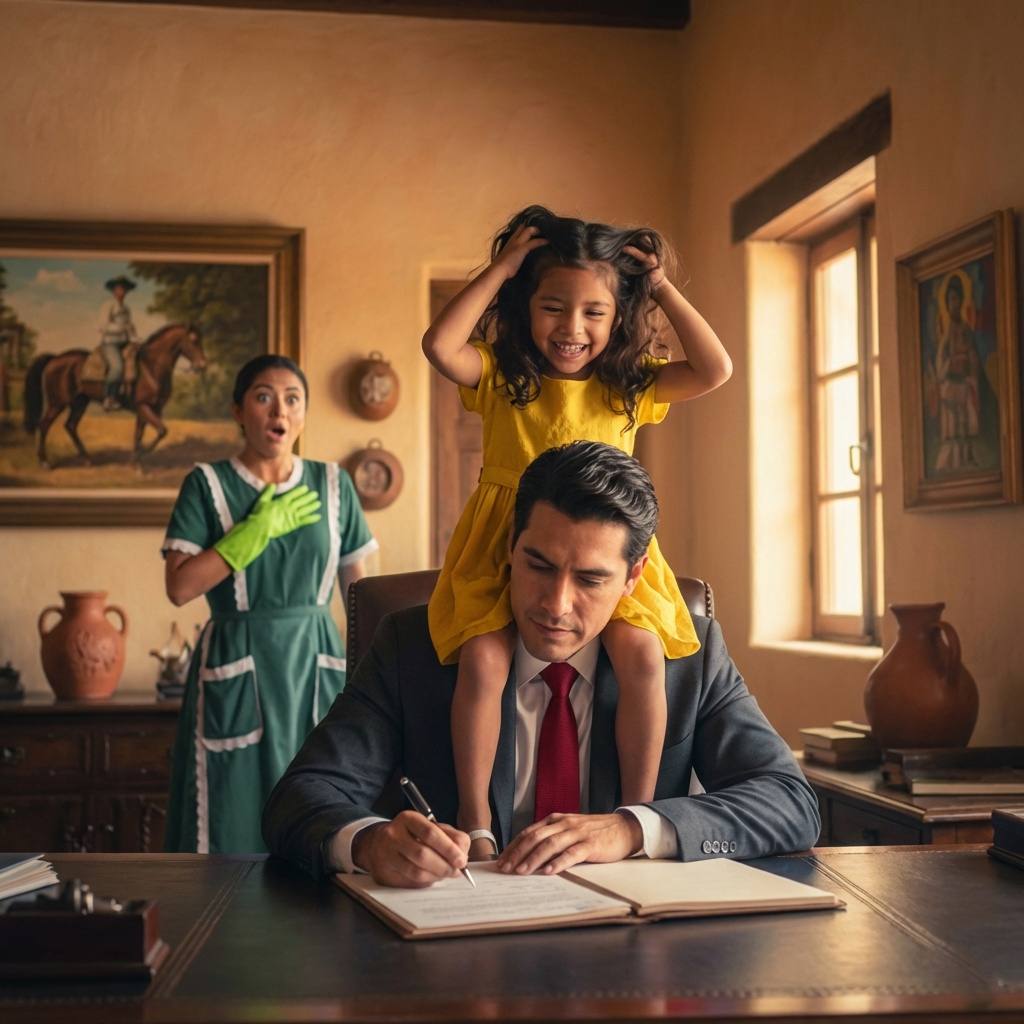 Alejandro Ruiz Nunca Quiso Hijos… Hasta que una Niña Silenciosa Corrió Hacia Él