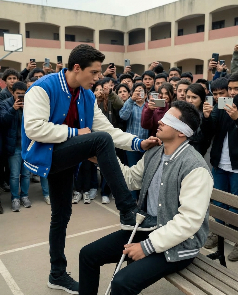 El abusador pateó a un niño negro ciego, sin saber que el niño era un guerrero peligroso.
