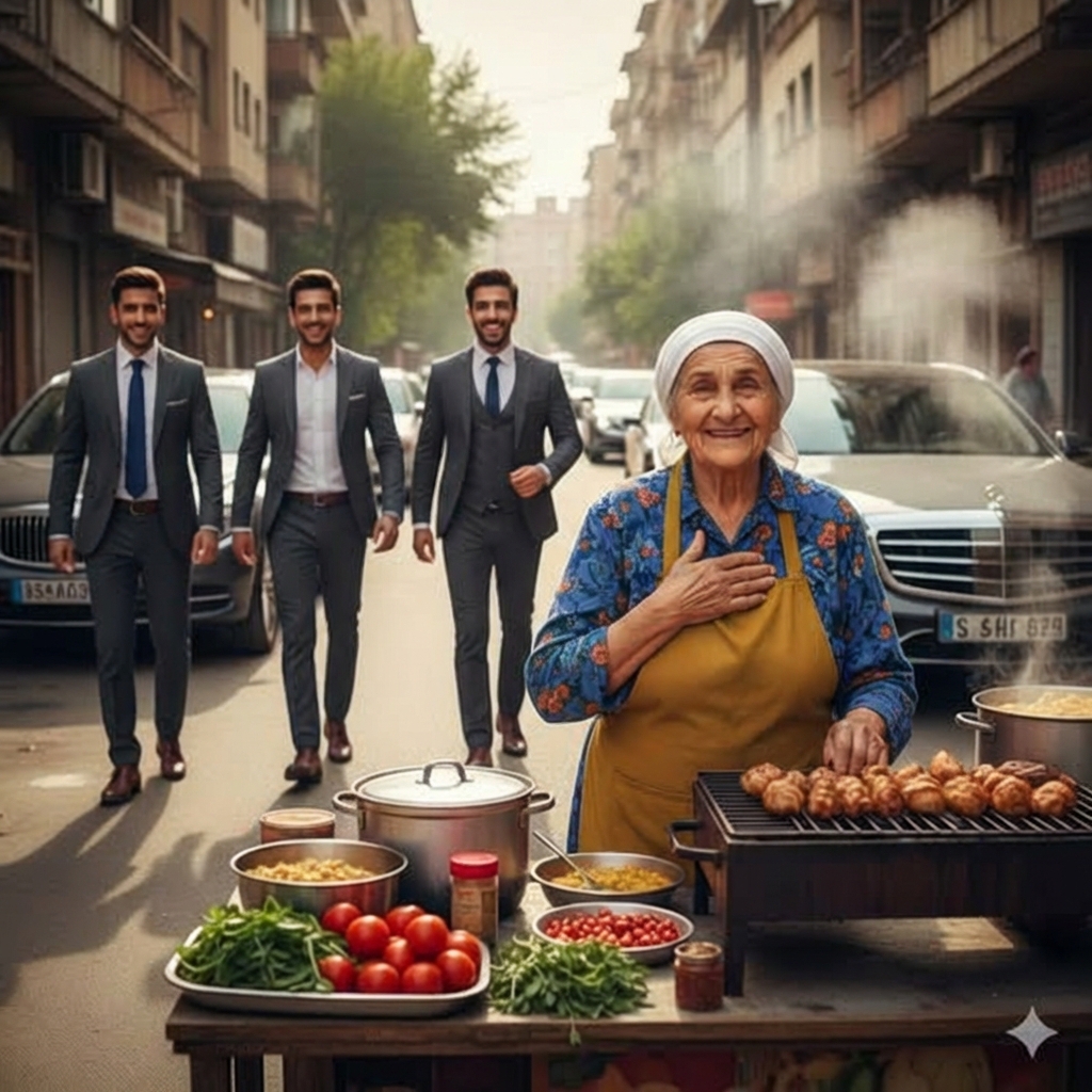 Mexicana alimentó a TRILLIZOS sin hogar; años después, 3 Rolls-Royce frenaron en su puesto de comida…